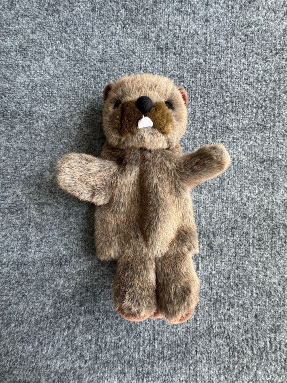 Beaver Hand Puppet - Soft Furry Realistic Plush or Golf Club Cover ? YOur Choice